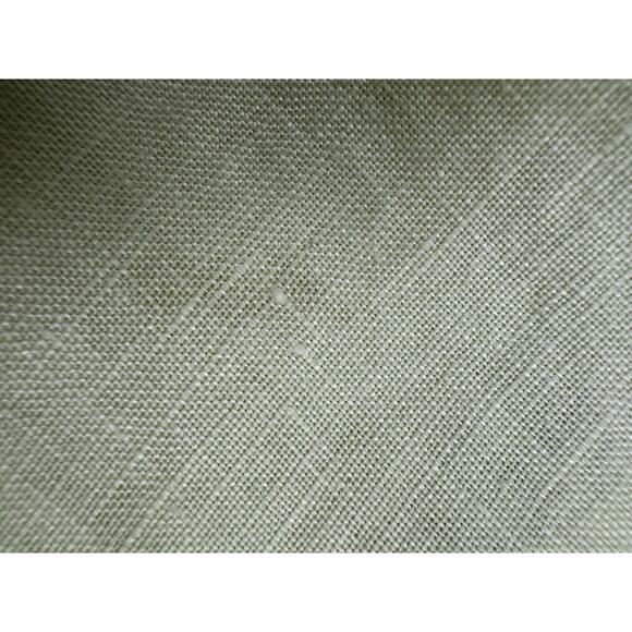 Lime Green 100% Linen Midi Skirt M/L High Slit United Colors Of Benetton - Picture 6 of 9